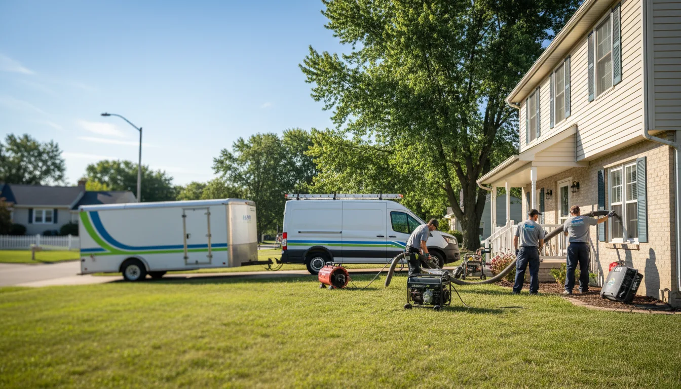 Flooded Basement Restoration And Cleanup With Repair in Wellsville, NY near me